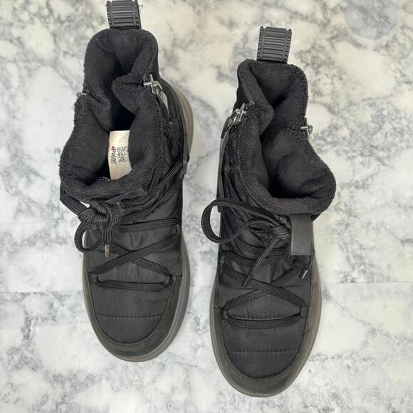 PAJAR Exian Waterproof Winter Black Boots Faux Fur Lined Snow Black 8–8.5 - Picture 8 of 9